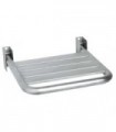 Asiento abatible de acero inox satinado