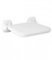 Asiento abatible de acero y nylon/vinilo