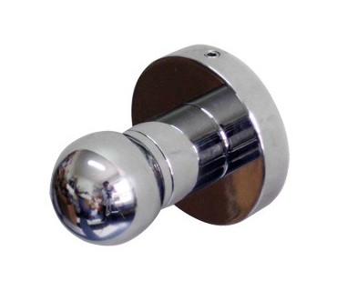 Percha simple con cabezal esférico