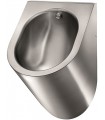 Urinario de acero inoxidable con entrada agua horizontal