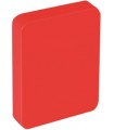 Embellecedor de color rojo coral para ocultar la instalación de los apoyabrazos de la serie HUG