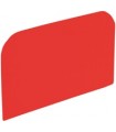 Respaldo para asiento de ducha abatible rojo coral