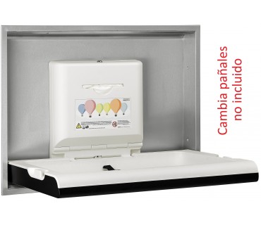 Kit para empotrar el cambiador de pañales horizontal BabyMedi satinado