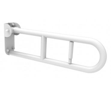 Barra abatible 600mm con bloqueo y placa fija