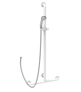 Barra angular 500x1200mm con soporte y manguera