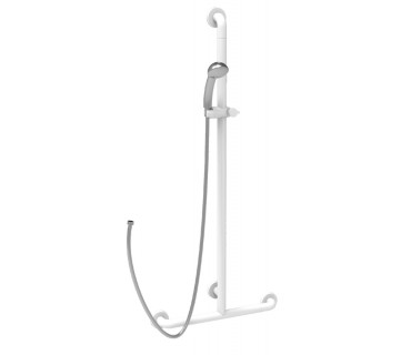 Barra angular 500x1200mm con soporte y manguera