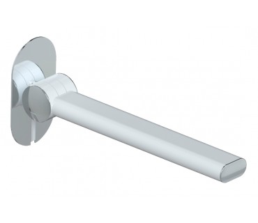 Barra abatible blanca 420mm