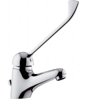 Monomando de lavabo cromado