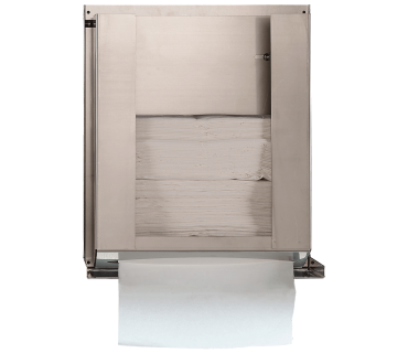 DISPENSADOR DE PAPEL TOALLA CON SOPORTE INCLUIDO PARA INSTALAR DETRÁS DEL ESPEJO