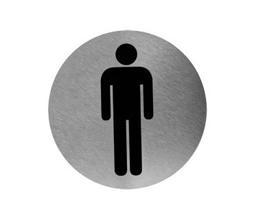 Señaletica de baño para hombres